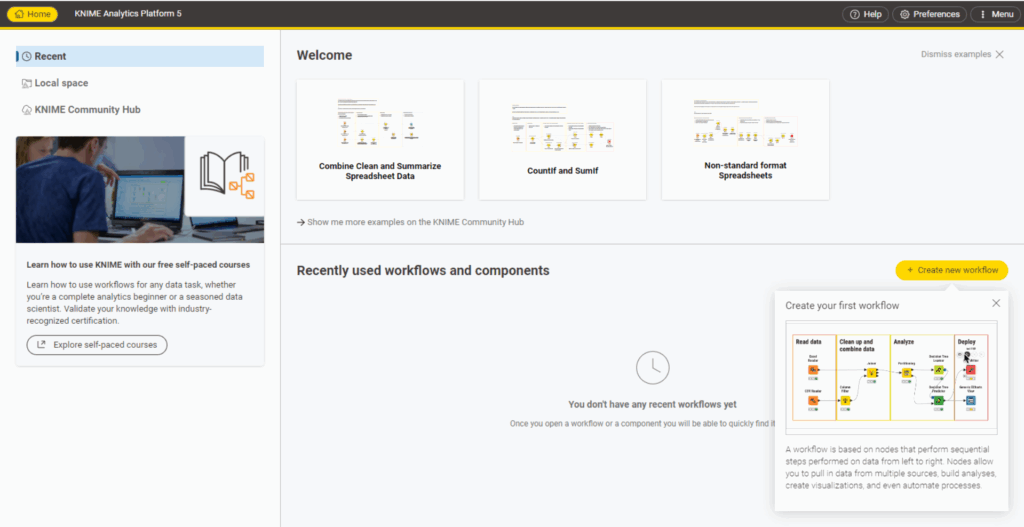 Primeiros passos com o KNIME Analytics Platform – Fazenda Ceita Corê